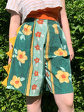 Short dino vert et jaune S