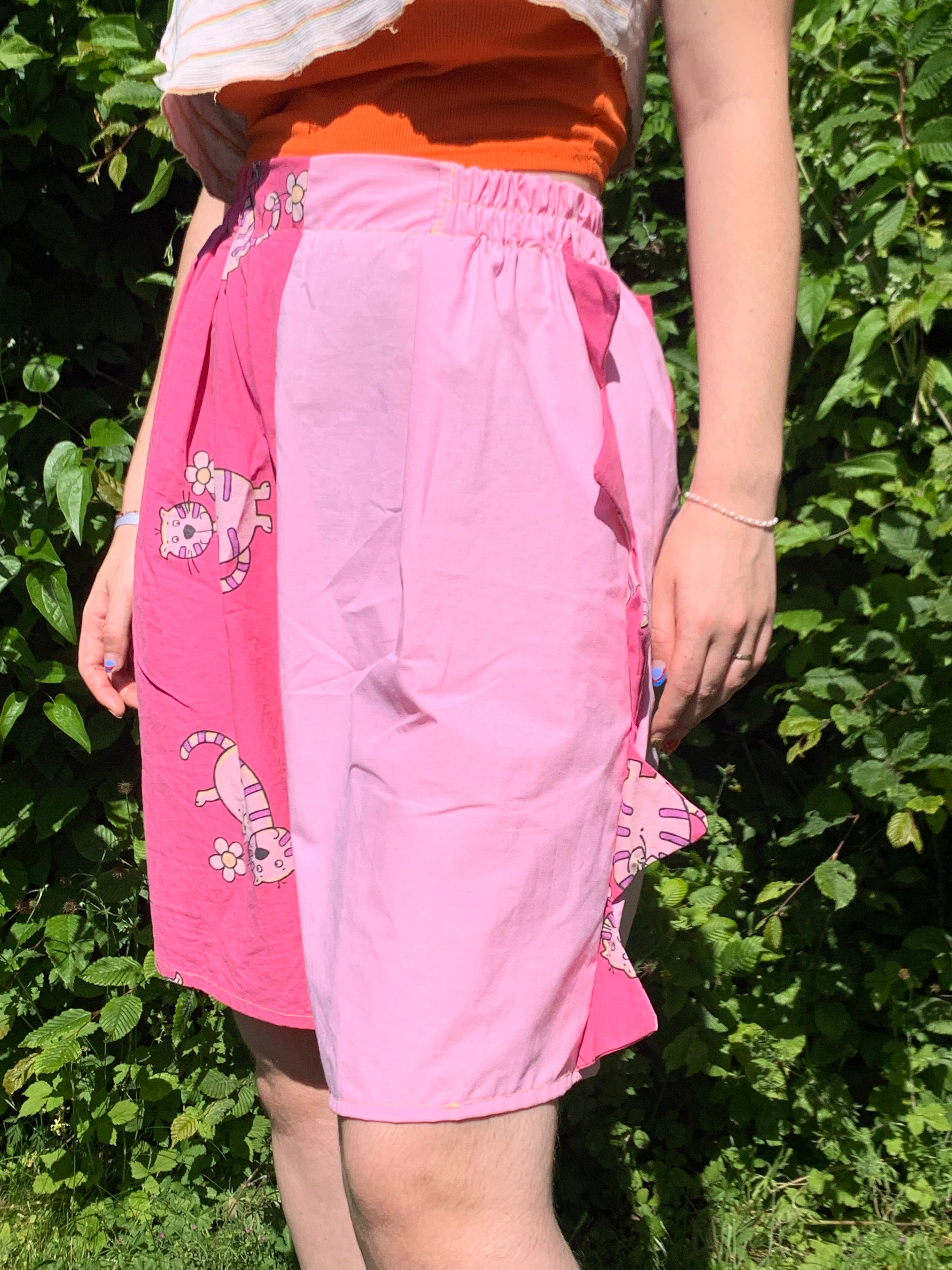 Short dino rose chat M