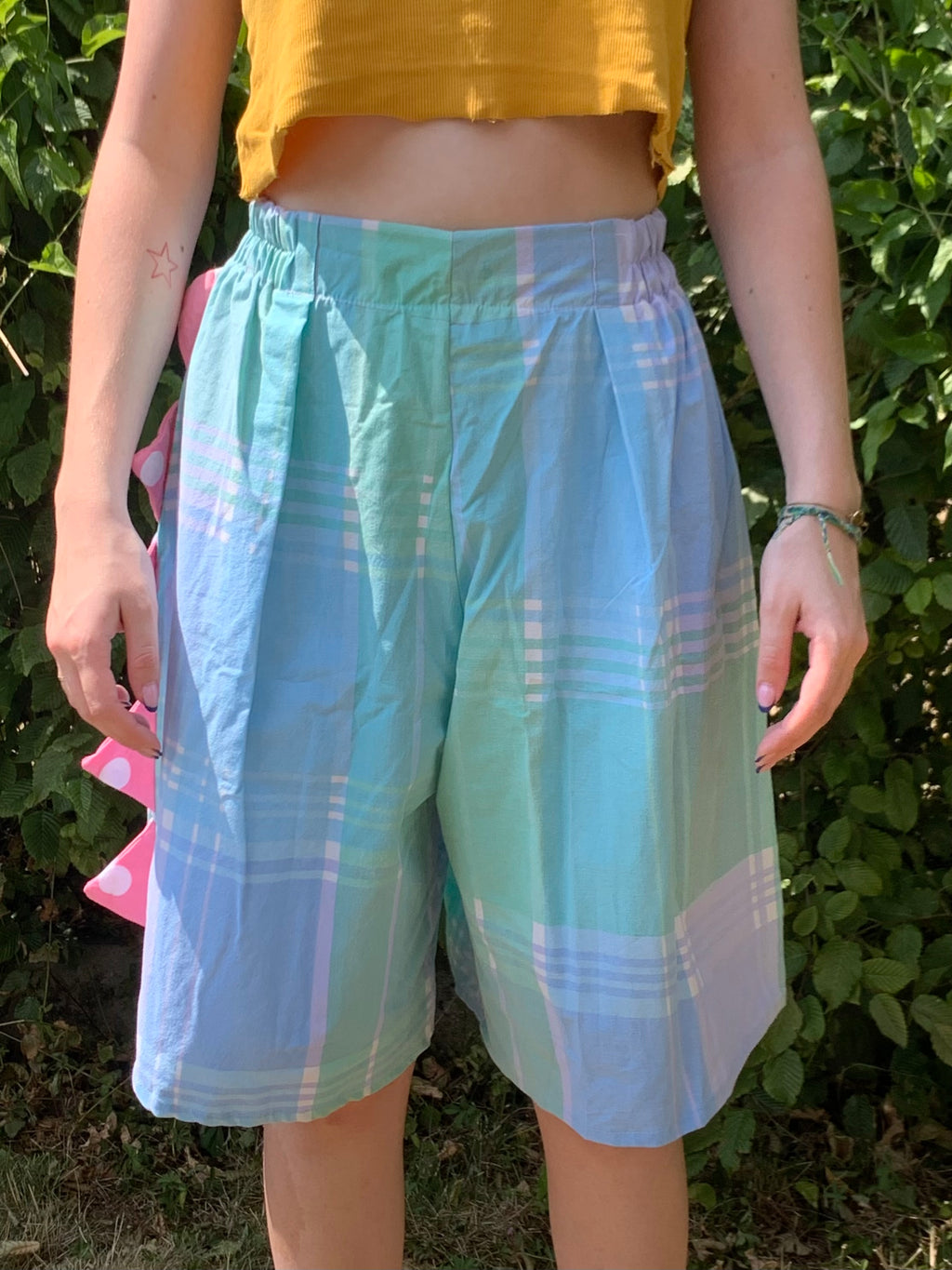 Short dino bleu M
