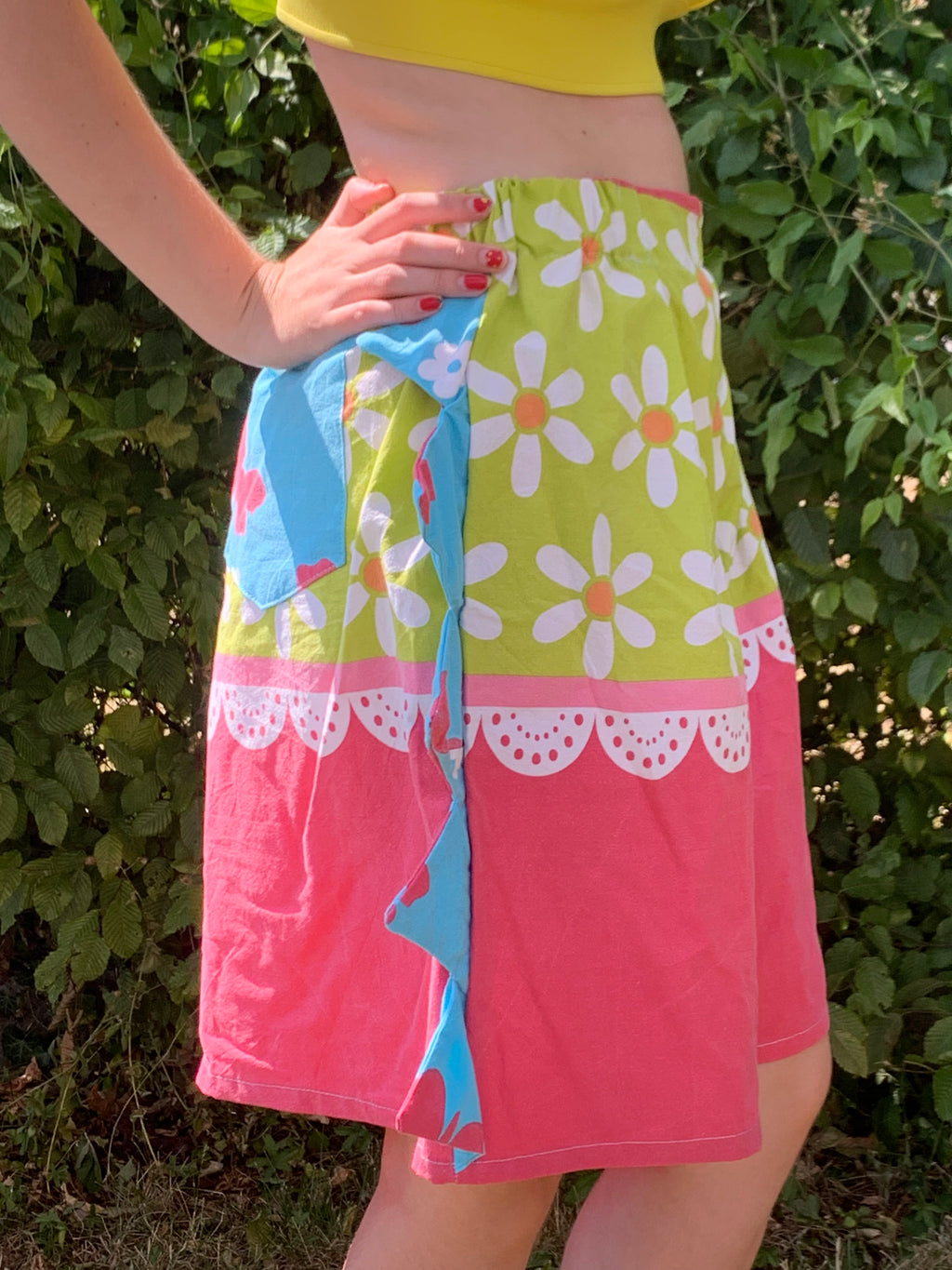 Short dino fleuri L