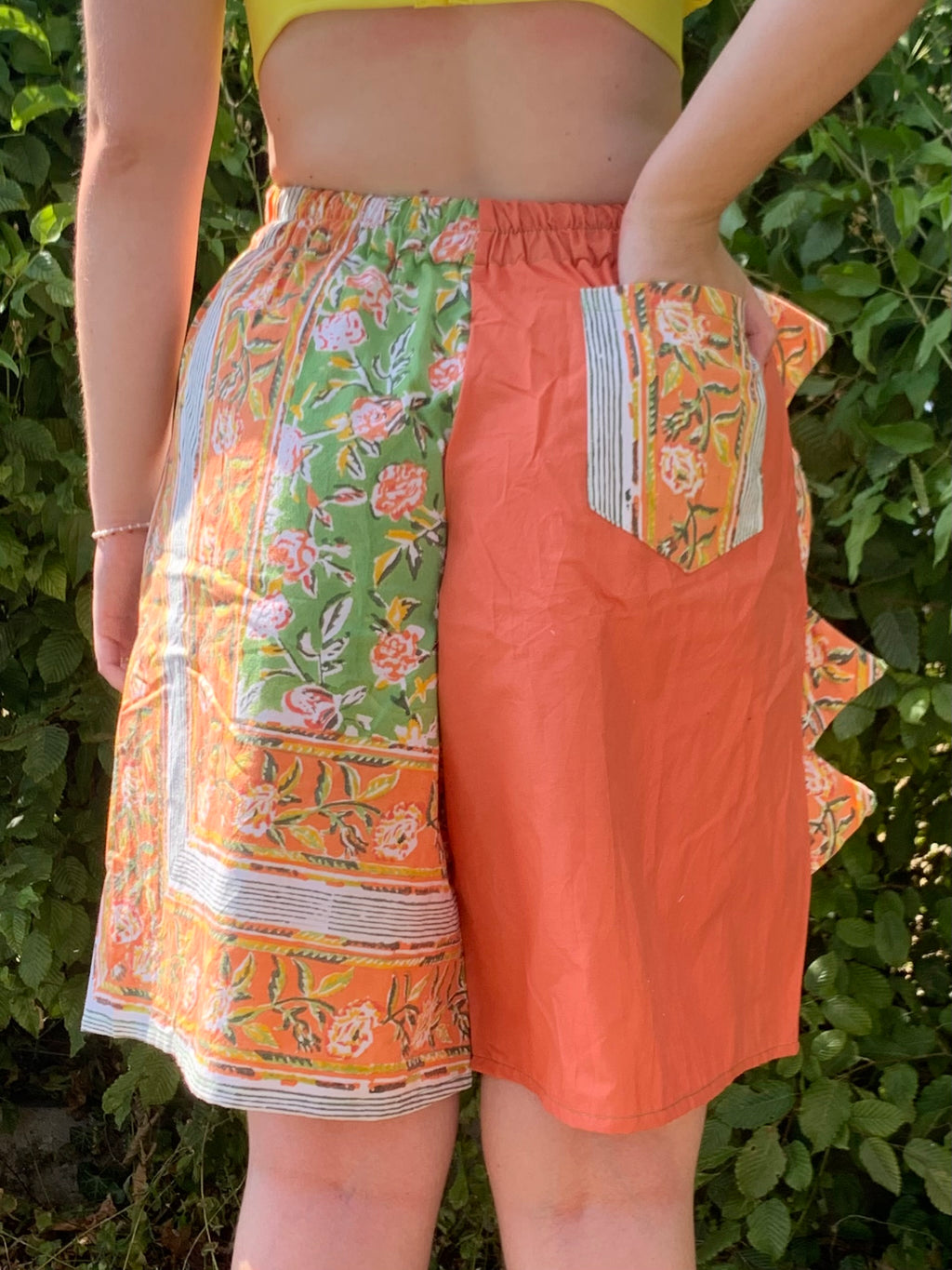 Short dino fleuri L