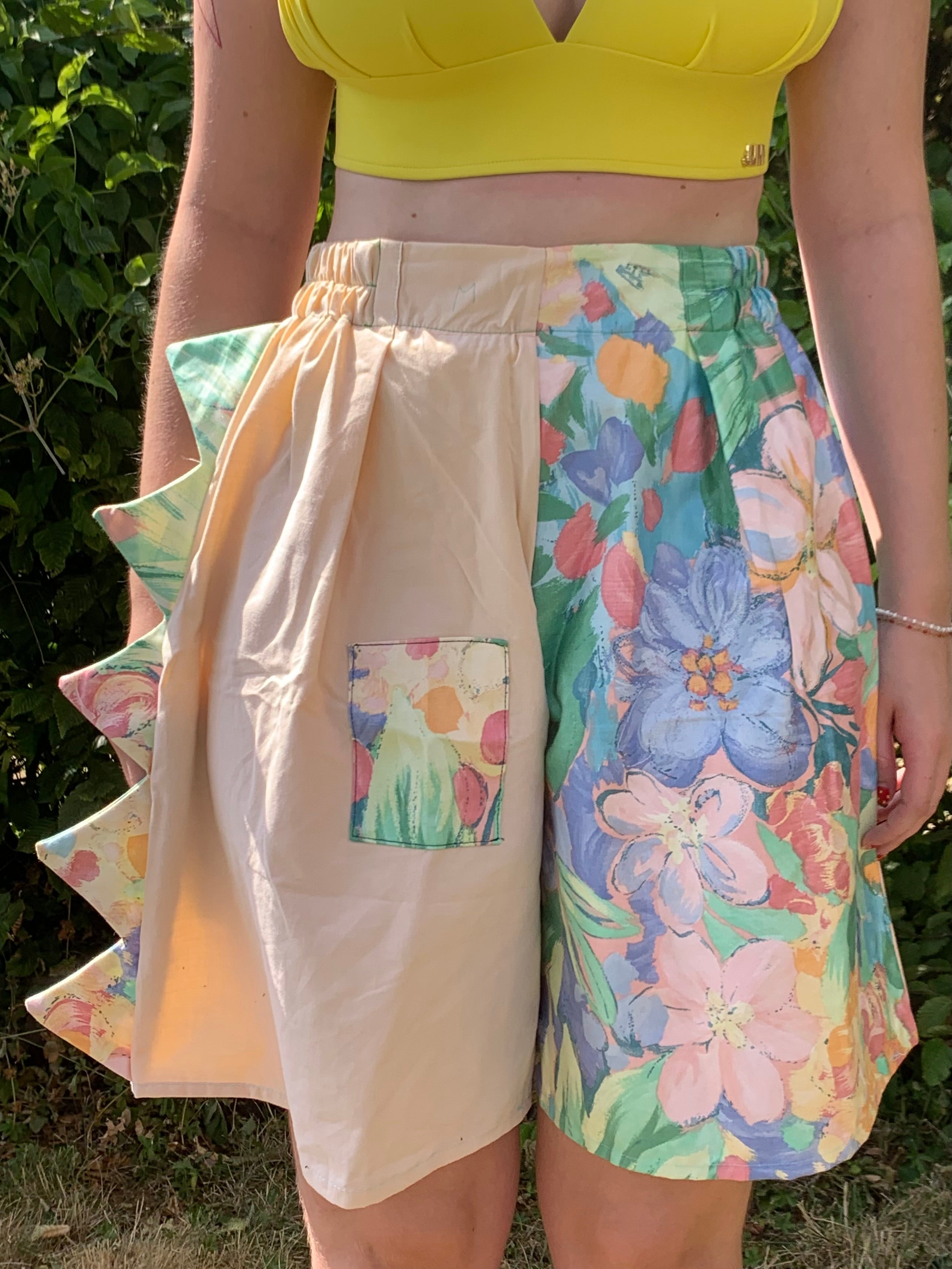Short dino fleuri M