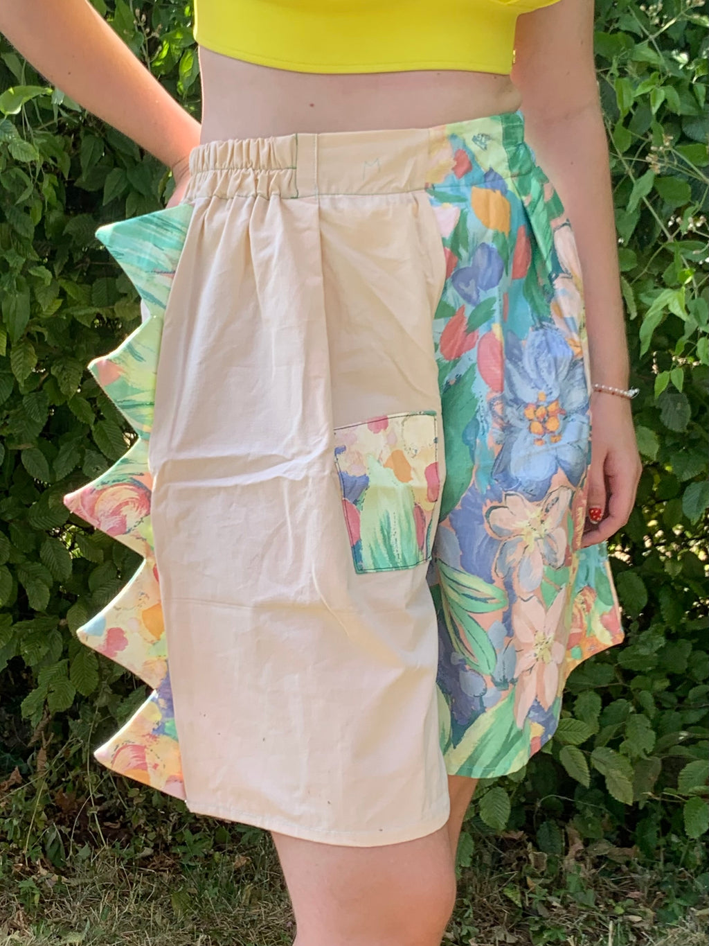 Short dino fleuri M