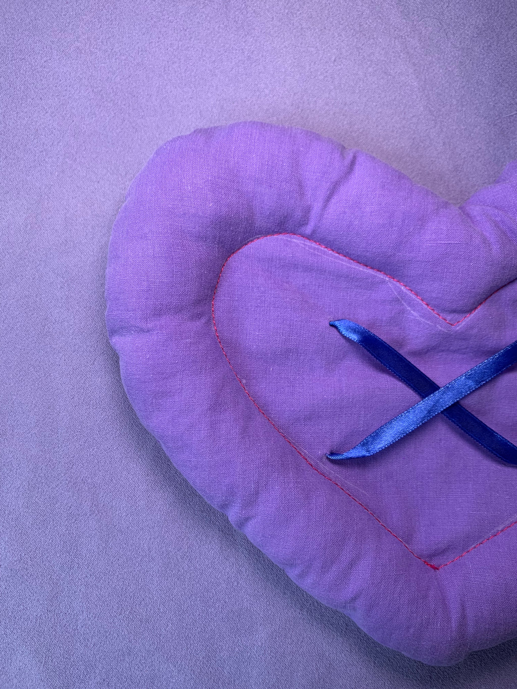 BOUTON COEUR VIOLET
