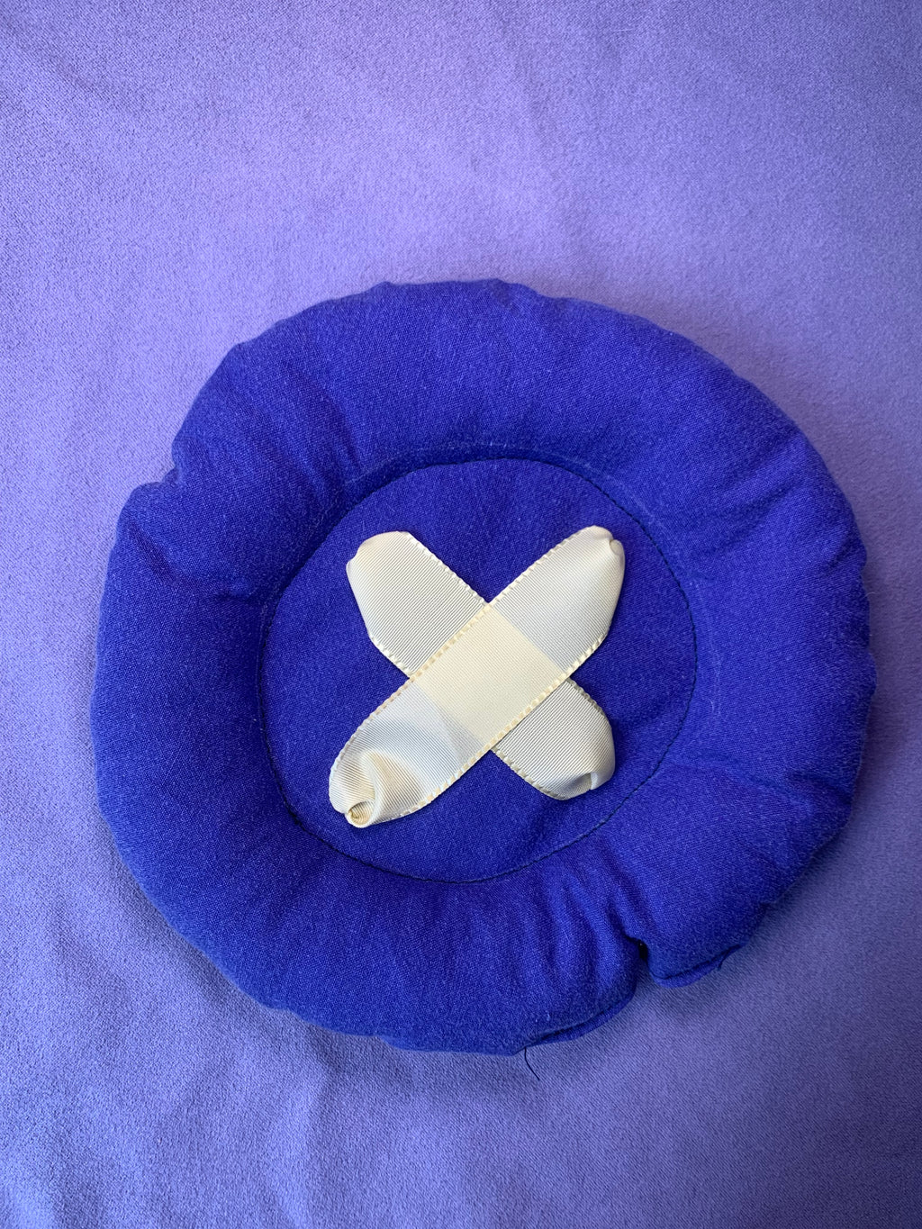 BOUTON ROND BLEU