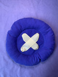 BOUTON ROND BLEU