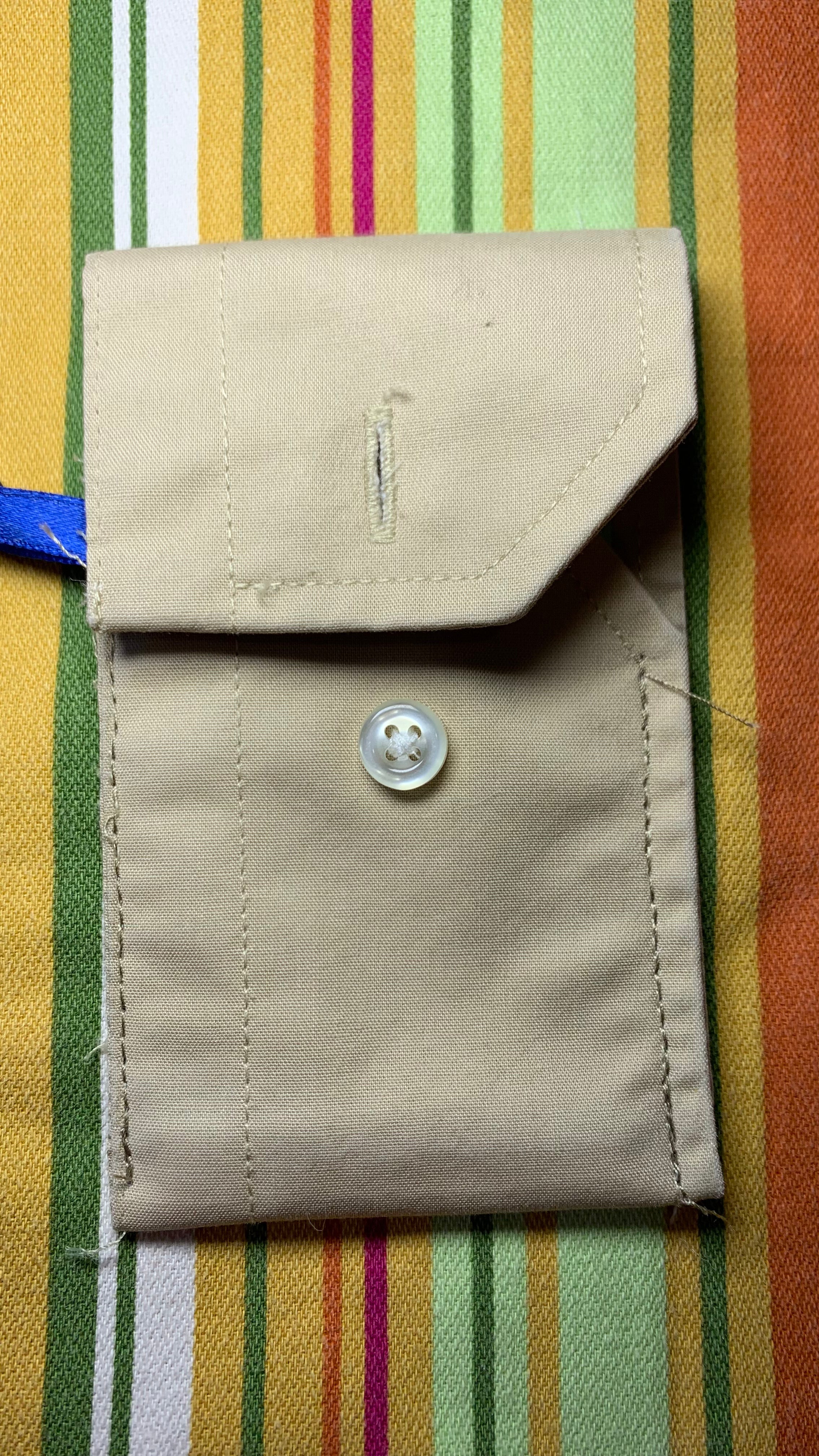 Porte-cartes beige