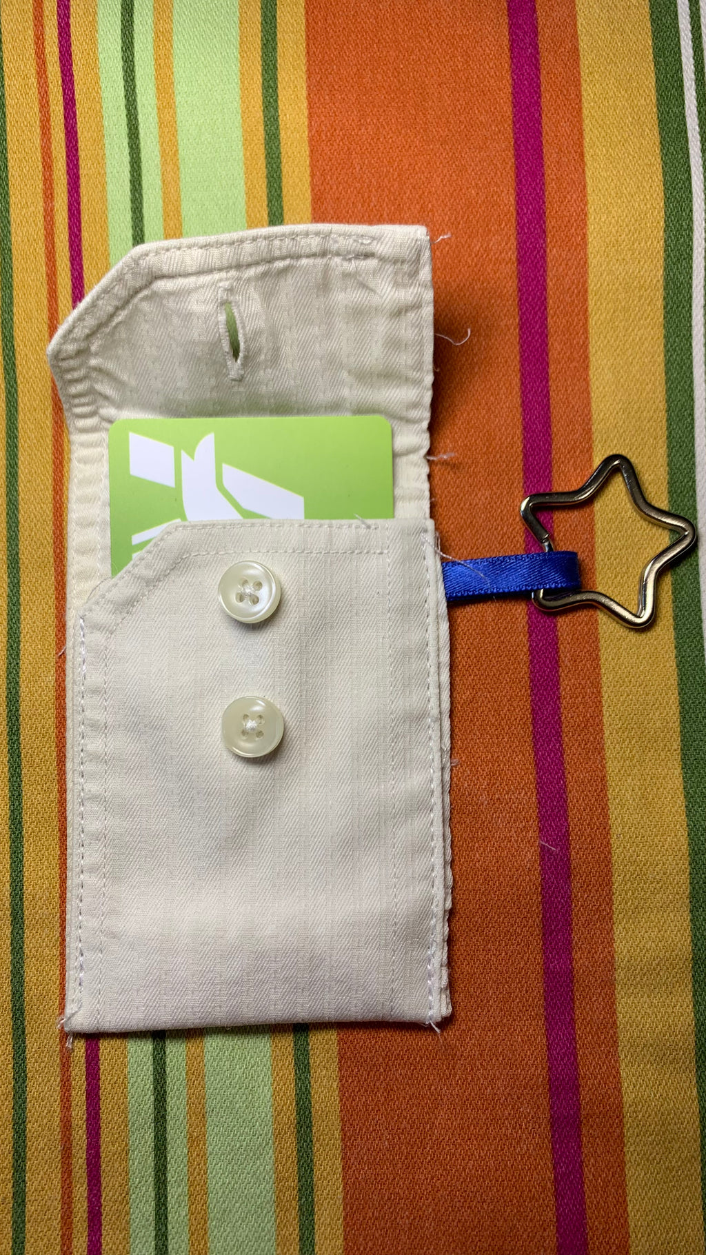 Porte-cartes blanc