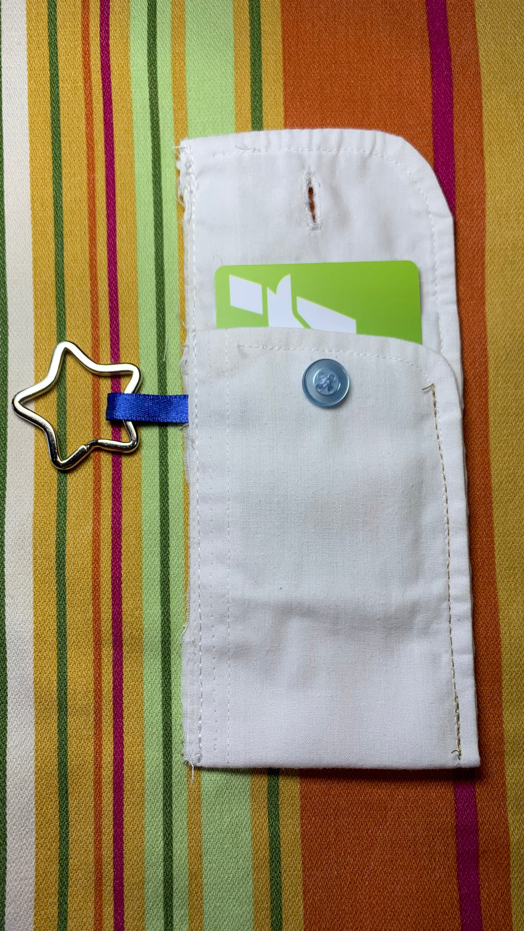 Porte-cartes blanc