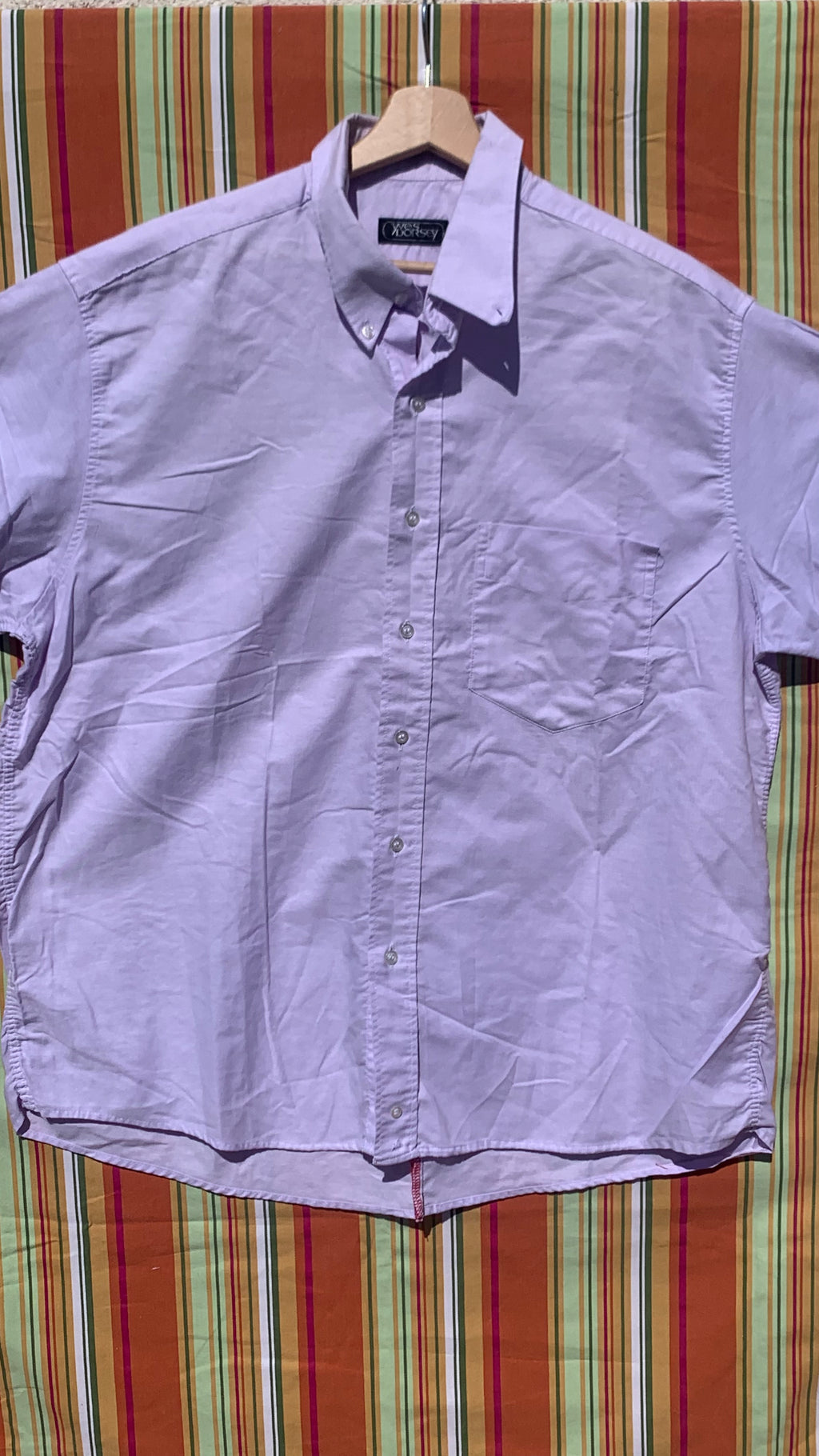 Chemise Dino lila à manches courtes XL