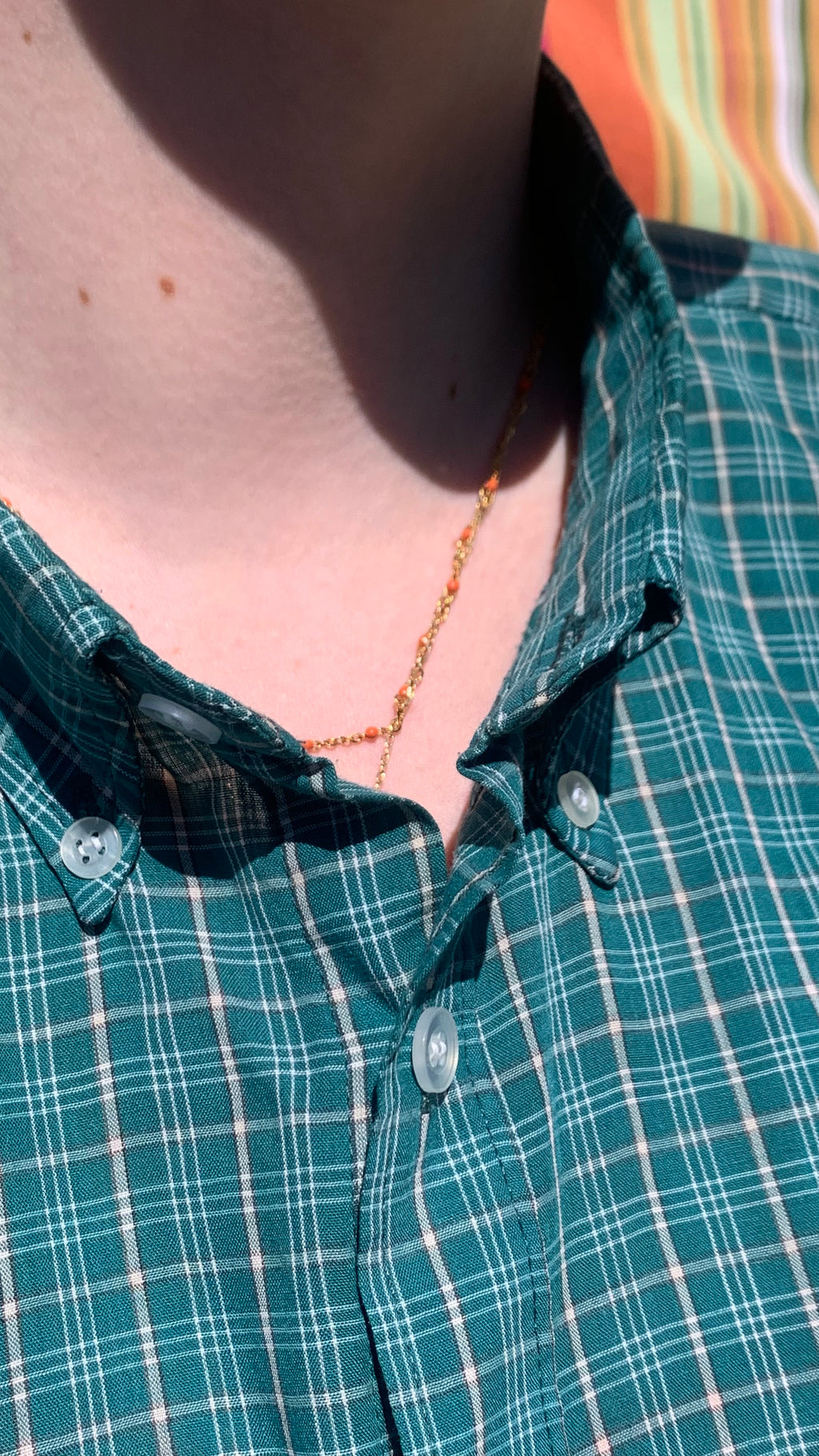 Chemise Dino verte à manches courtes XL