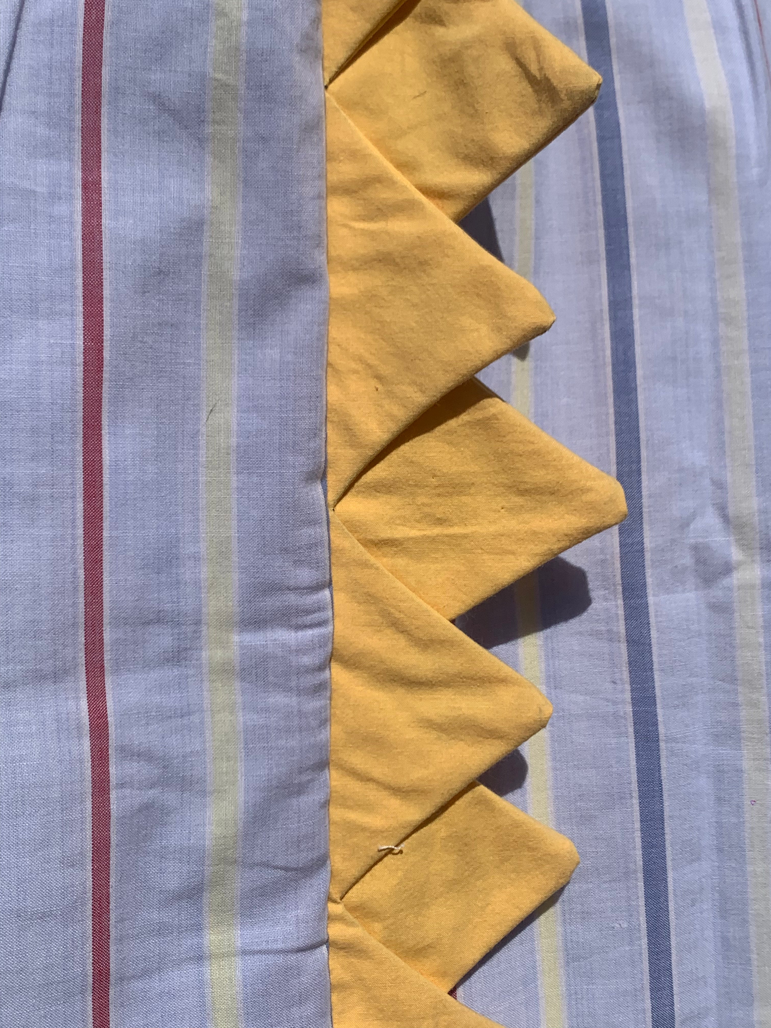 Chemise Dino bleue rayée à manches courtes XL