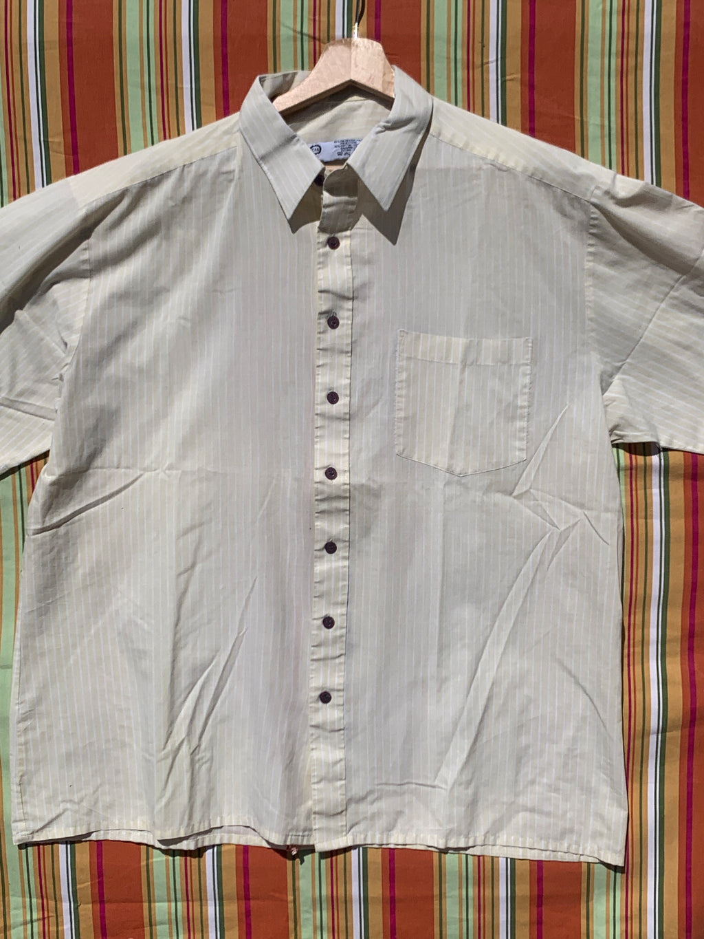 Chemise Dino jaune à manches courtes XL
