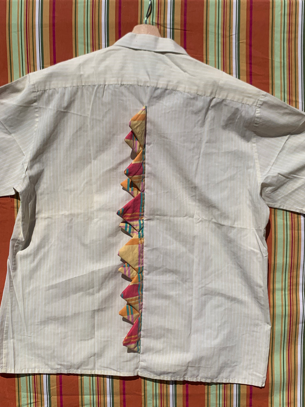 Chemise Dino jaune à manches courtes XL
