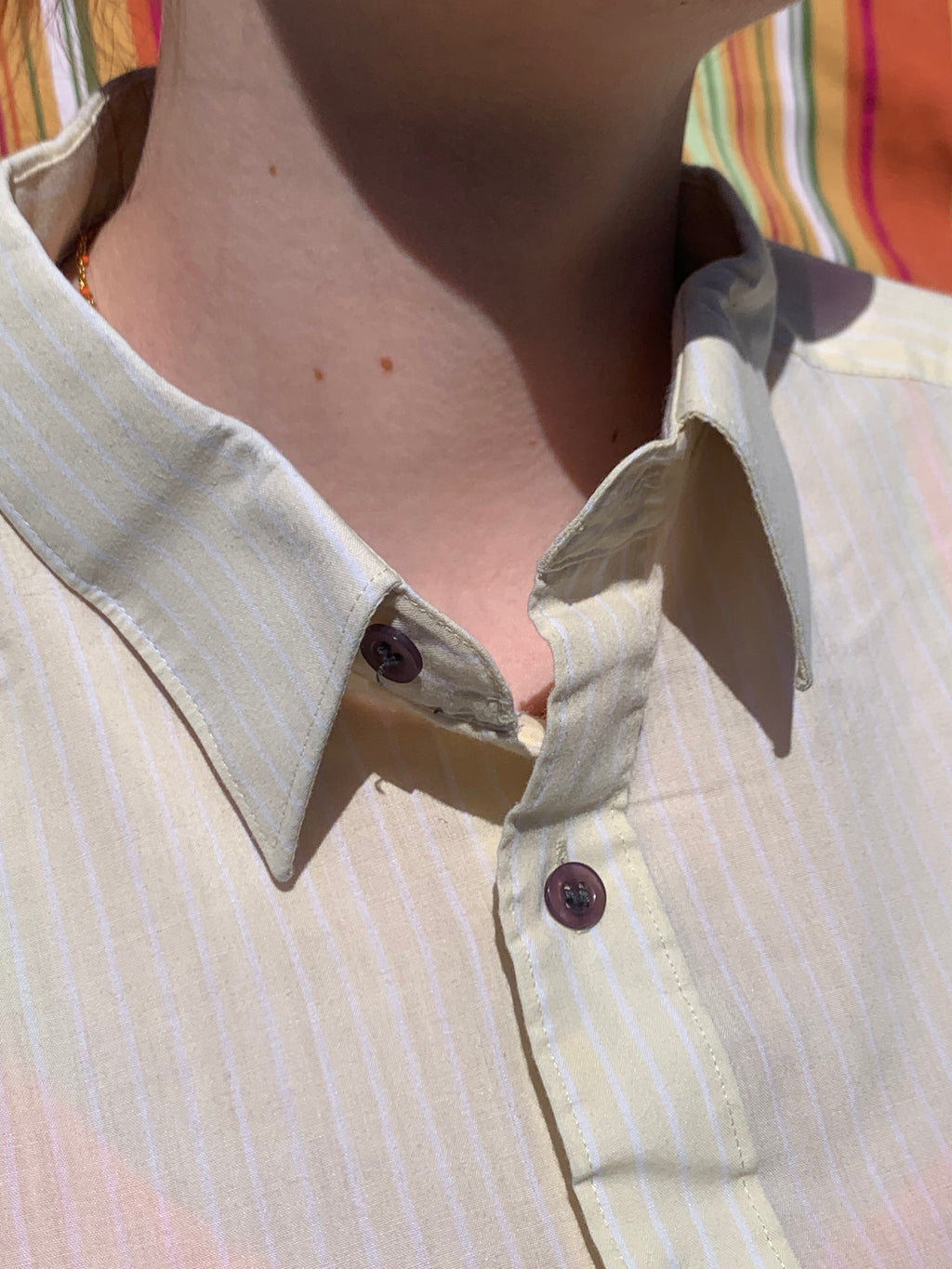Chemise Dino jaune à manches courtes XL