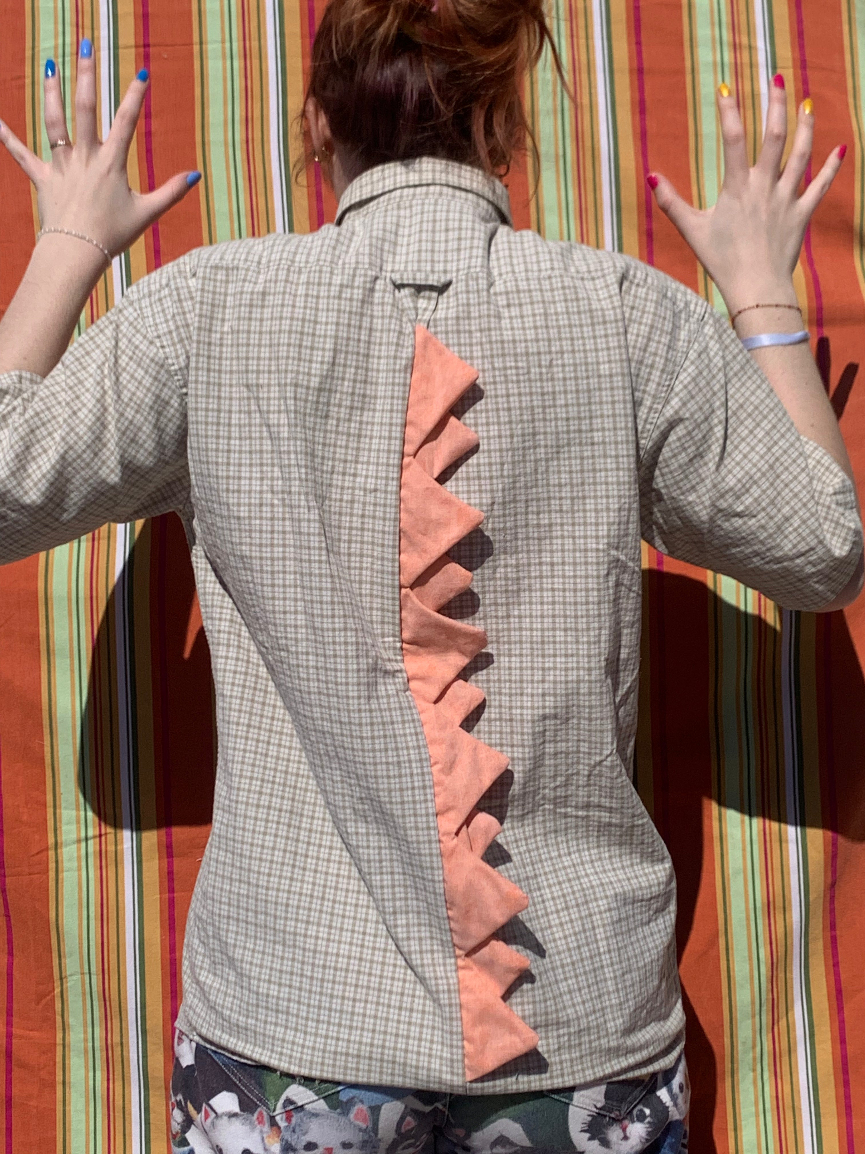 Chemise Dino beige à manches courtes M