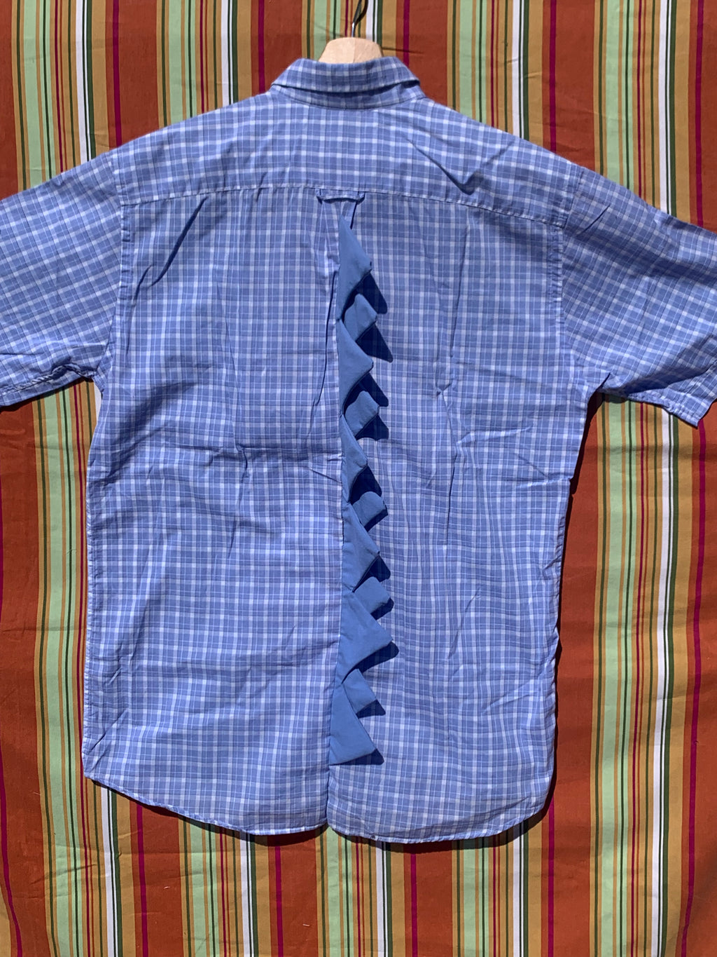 Chemise Dino bleue à manches courtes L