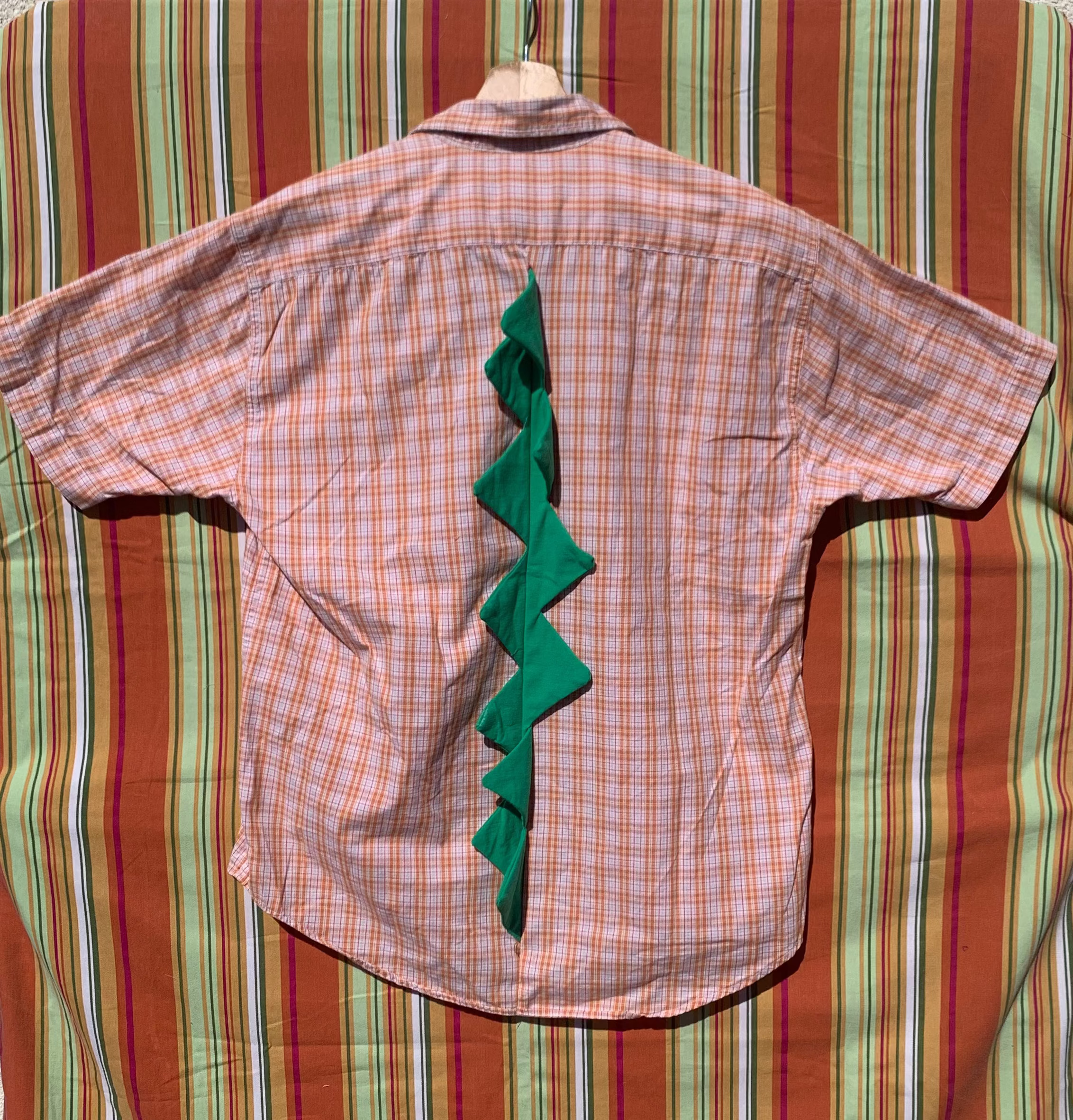 Chemise Dino orange à manches courtes L