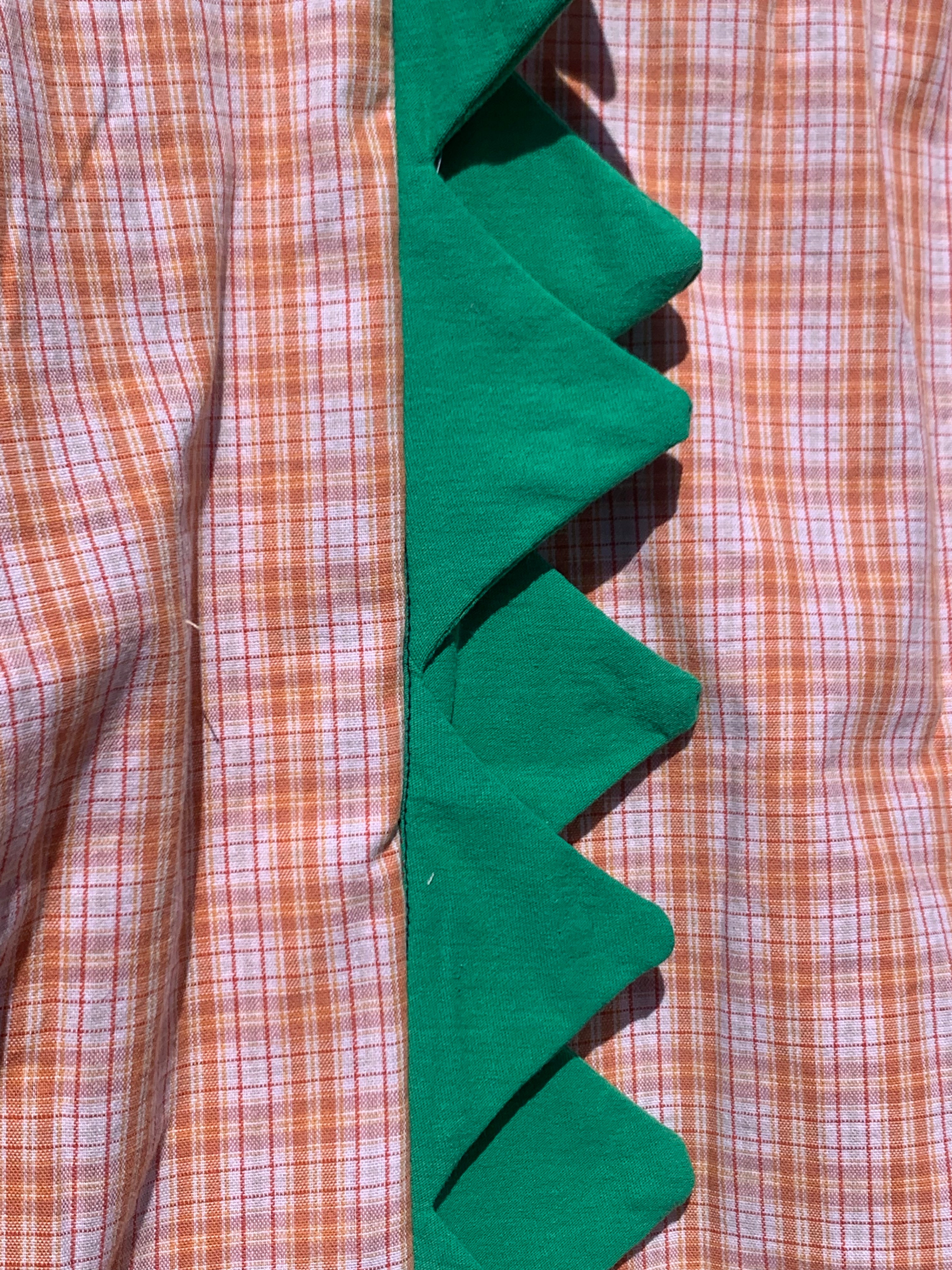 Chemise Dino orange à manches courtes L