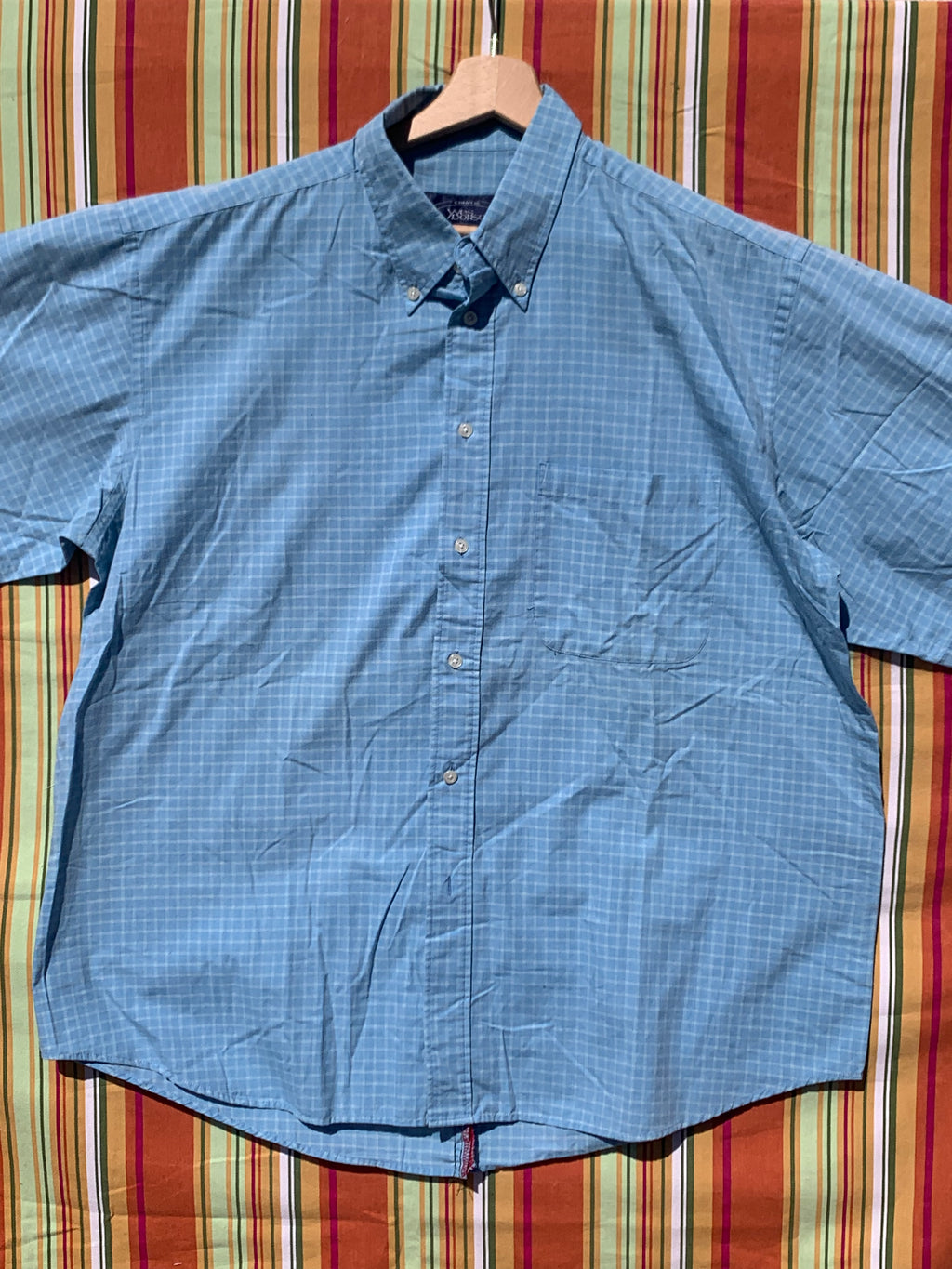 Chemise Dino bleue à manches courtes XL