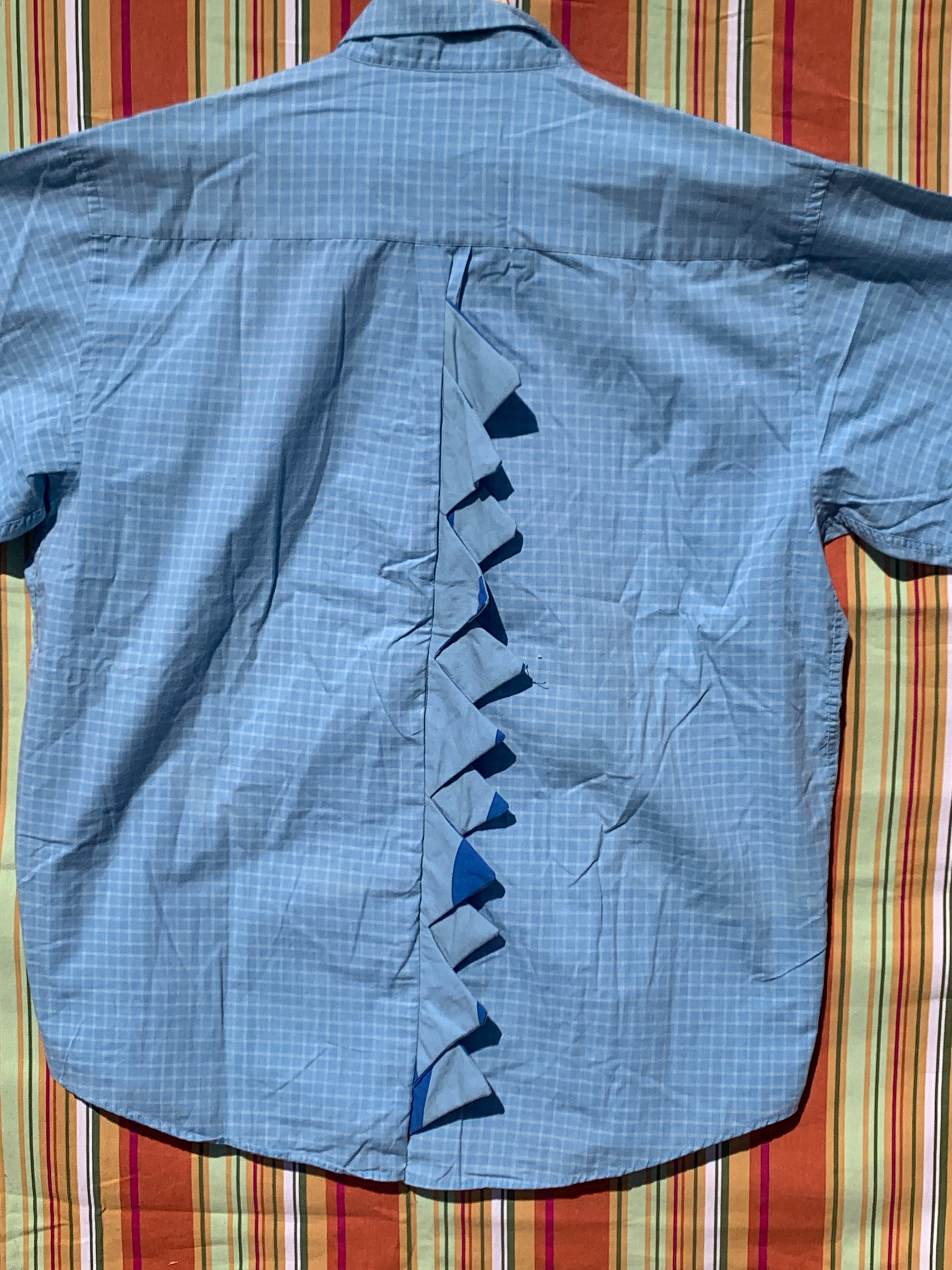 Chemise Dino bleue à manches courtes XL