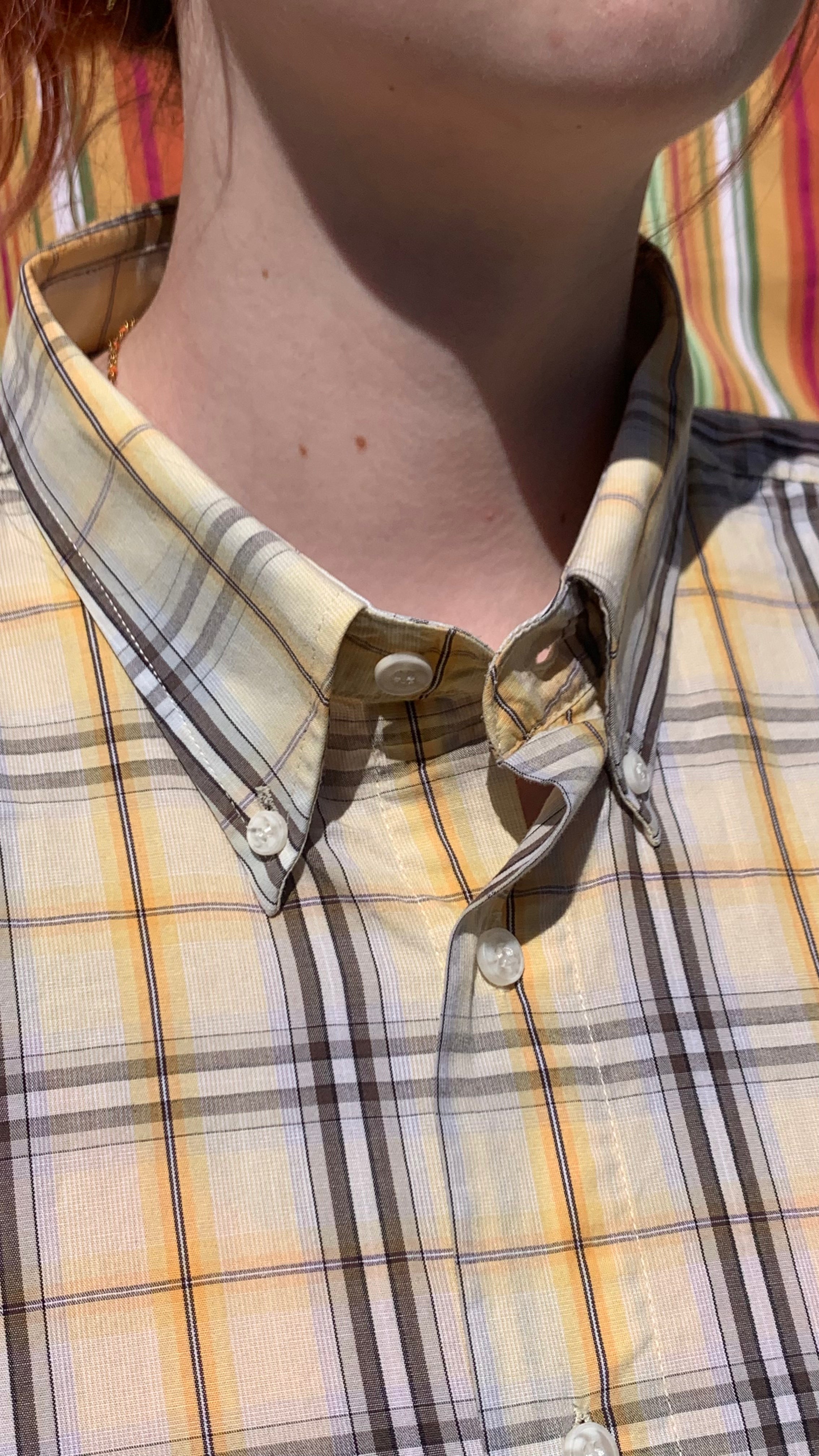 Chemise Dino jaune à manches courtes XL