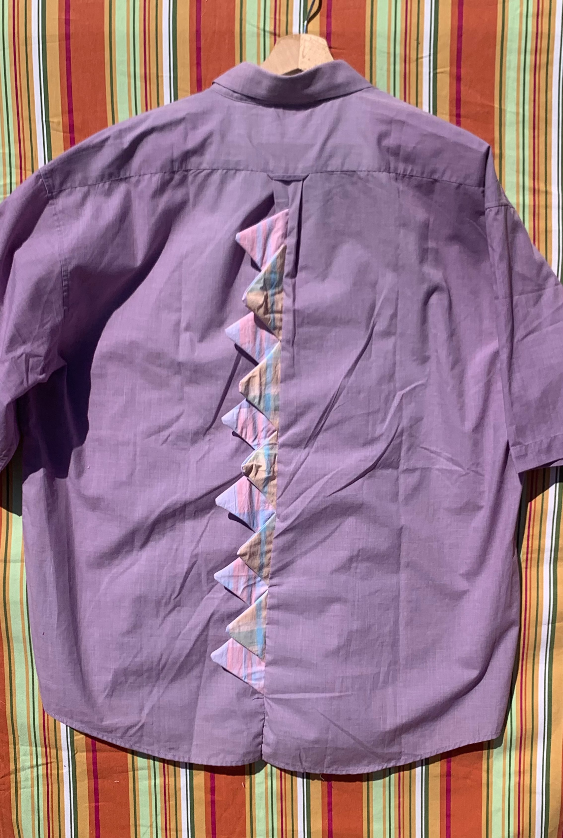 Chemise Dino lila à manches courtes XXL