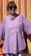 Chemise Dino lila à manches courtes XXL