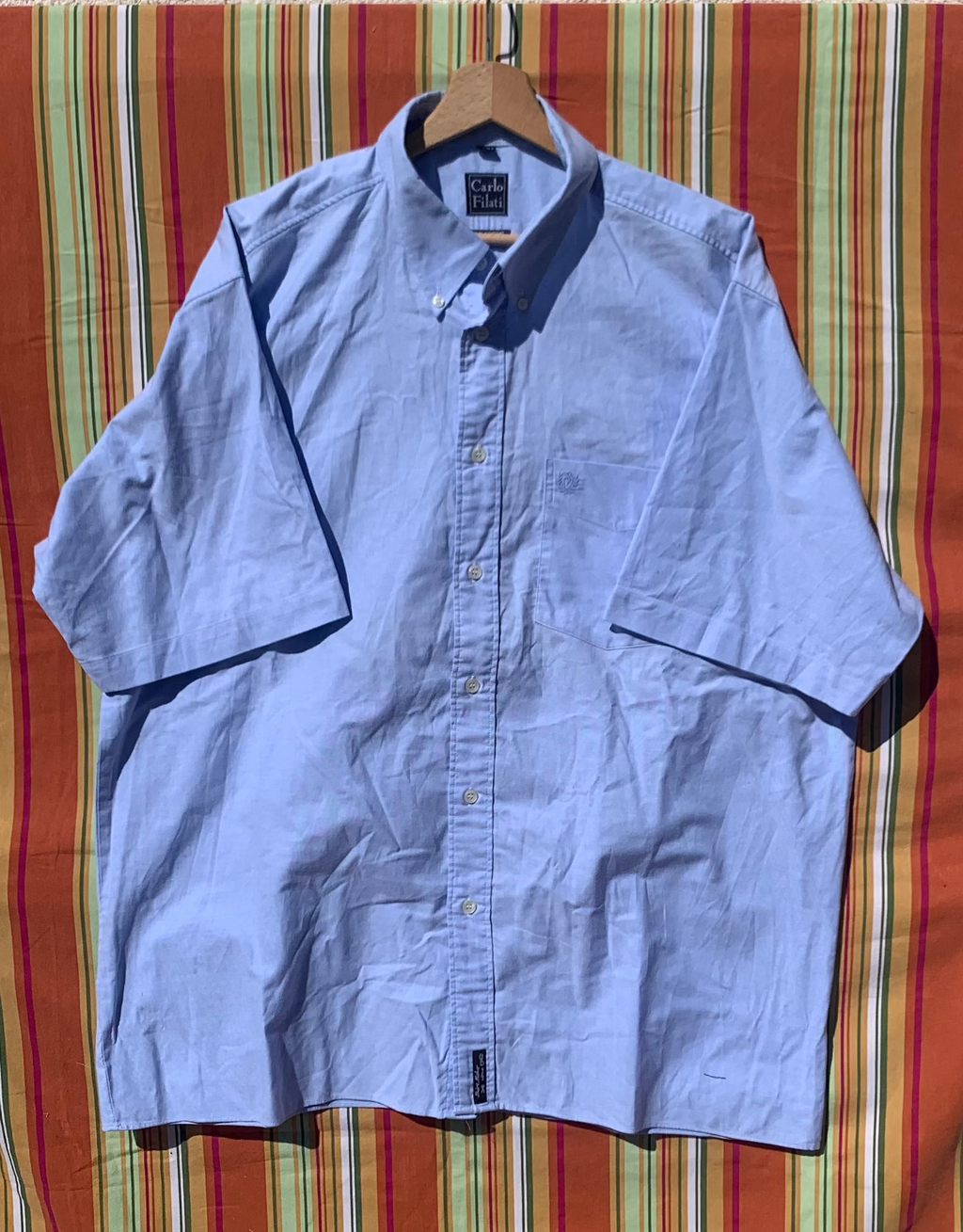 Chemise Dino bleue à manches courte XL