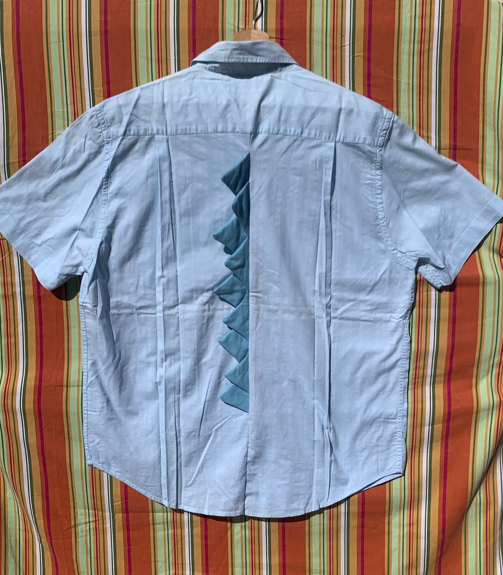Chemise Dino bleue à manches courtes XL