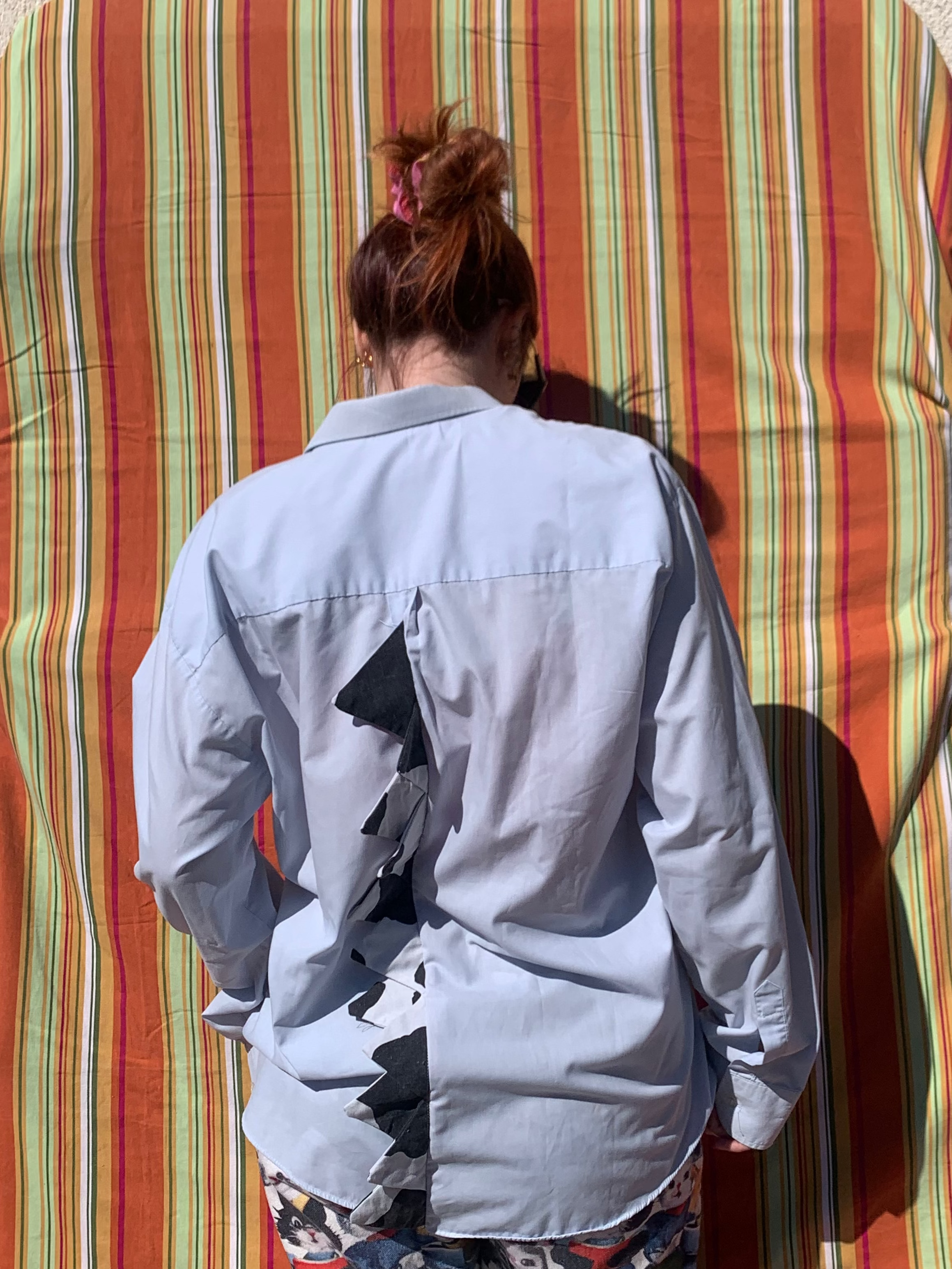 Chemise Dino bleue L